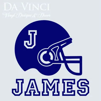 

Personalized Boy Name American Football Helmet Vinyl Sticker Decal Decoration