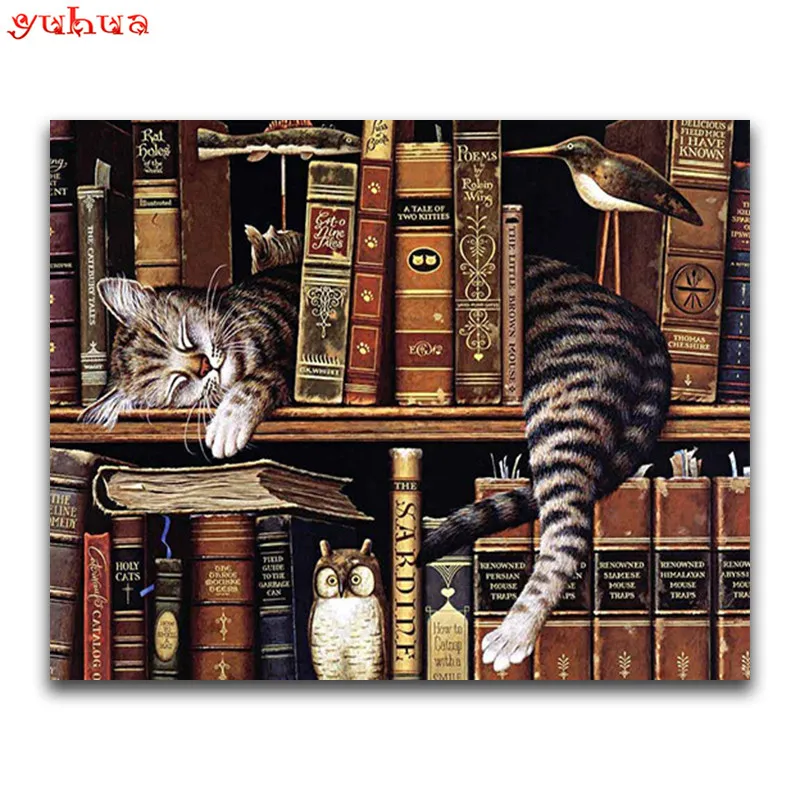 DIY Diamond Painting Animals Mosaic Cross Stitch 5D Full Square Round Drill Decoration Home Diamond Embroidery Book_