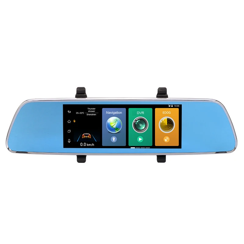 

7" Cycle Recording Camera Car DVR 3 in 1 Wi-Fi Reverse Rear View Mirror DVR 3G Android Dashcam GPS Bluetooth FM Transmitter