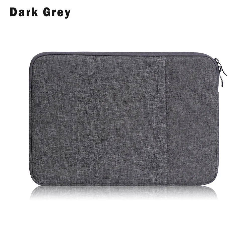 Dark Grey Сумка для ноутбука чехол сумка для ноутбука для MacBook Air Pro Lenovo HP Dell Asus 11 13 15 15,6 дюймов - Цвет: Dark Grey