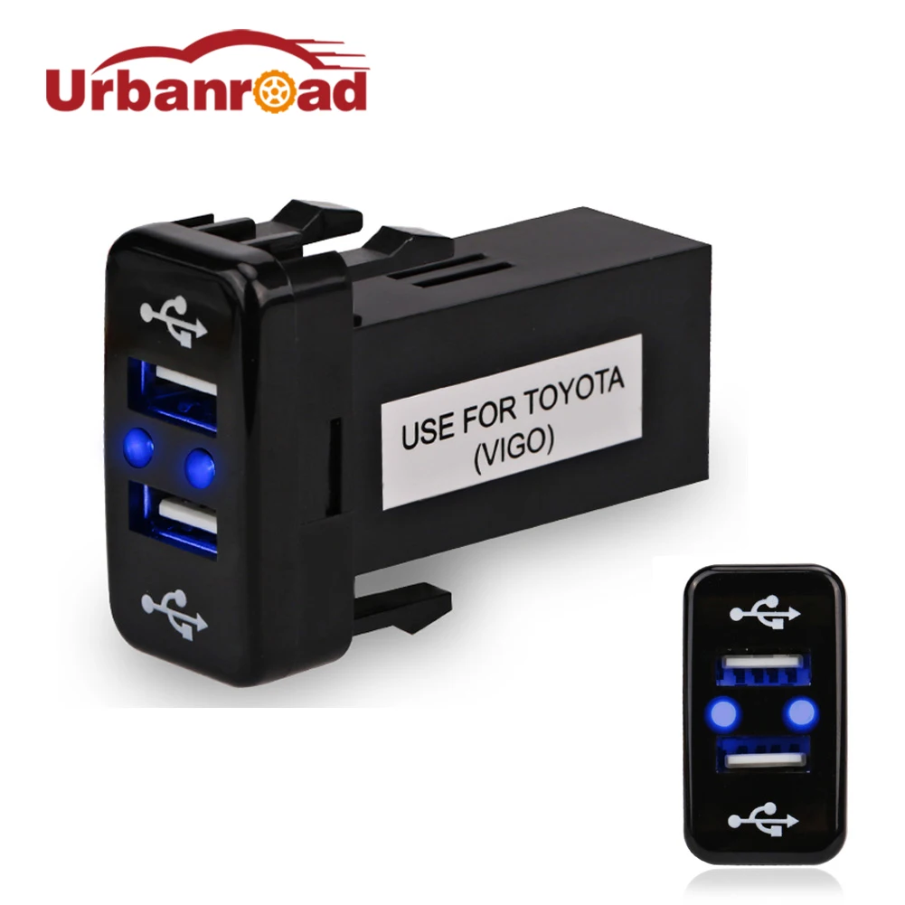 Buy 12v Auto Car Dual USB Adapter Cable Port Charger