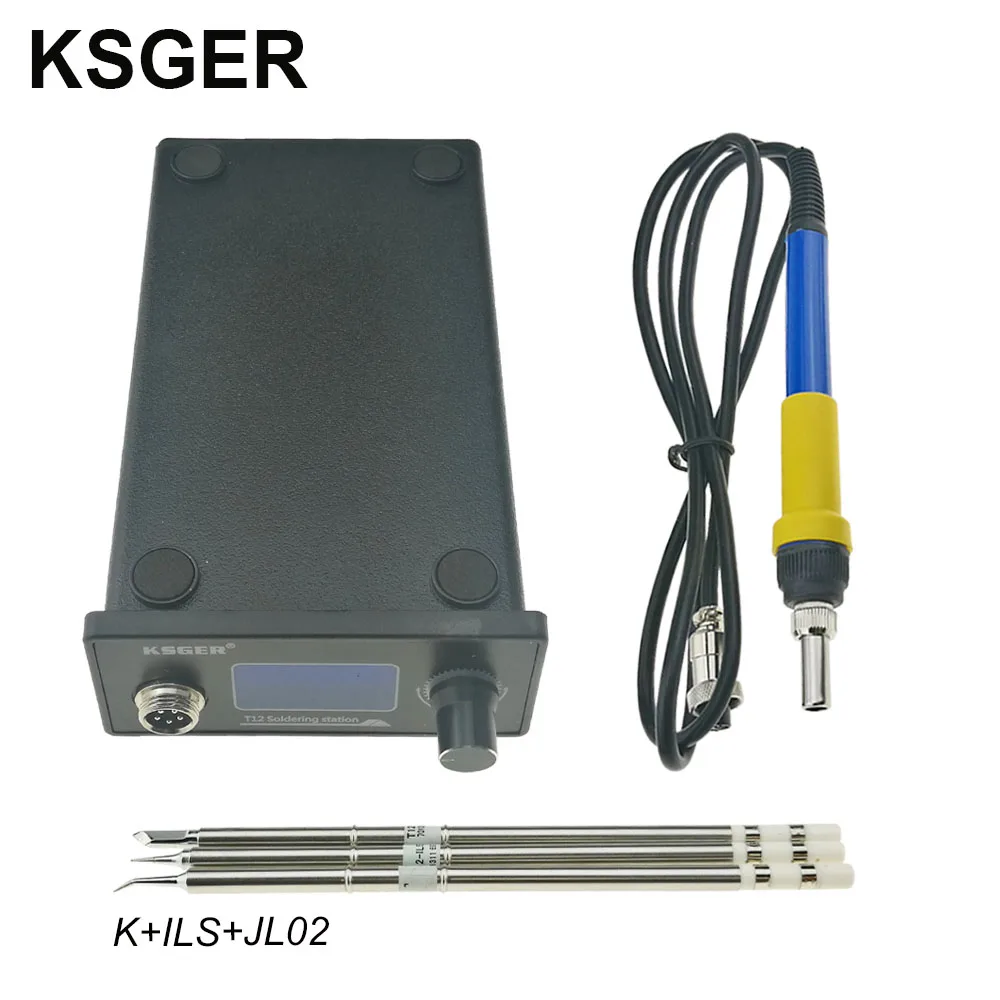 SET 2 KSGER STM32 OLED V2.1S T12 паяльная станция DIY наборы цифровой контроллер температуры электронные сварочные паяльники - Цвет: SET 2