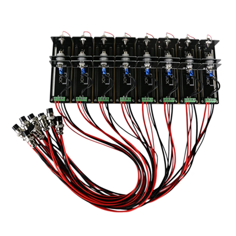 

18650 26650 21700 Lithium Battery Test Stand 4-wire Test Stand Bracket 8-channel 5A 10A Battery Fixture with Cable Y