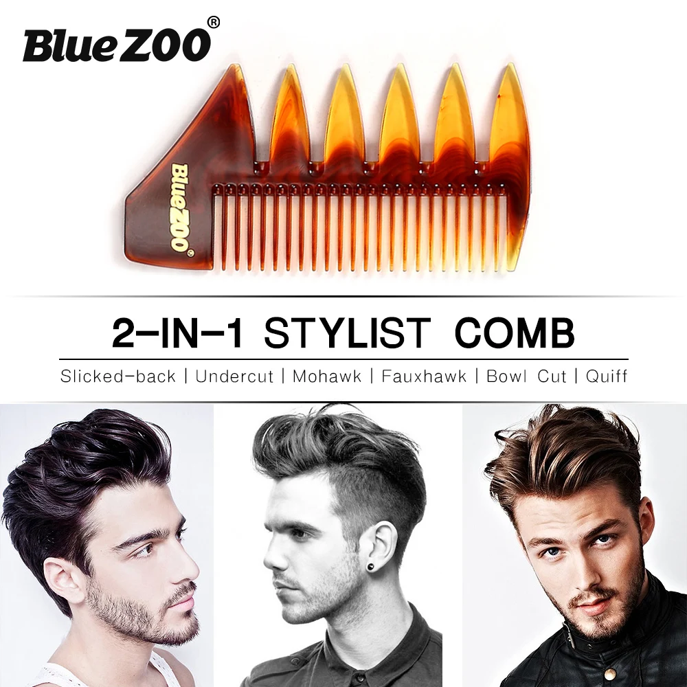 Расческа для волос Blue ZOO ionic расческа для волос для мужчин стиль волос два в одном Волшебная расческа распутывание для причесывания и
