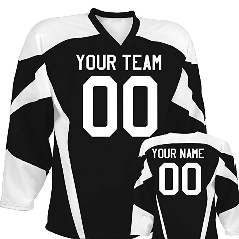 

Wholesale OEM Custom Ice Hockey Jersey for Men Woen Youth Design Your Own College Team Logo Player Name and Number Embroidered