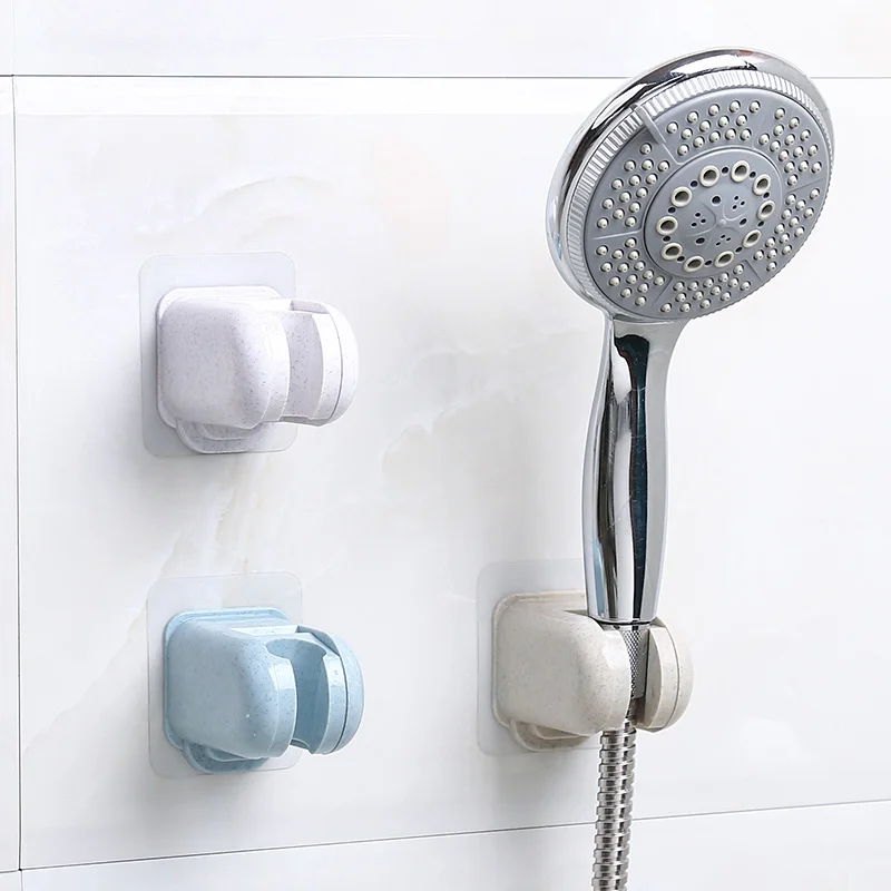 

vanzlife Punch-free shower bracket adhesive rust-proof fixed pedestal accessories adjustable rain shower nozzle base