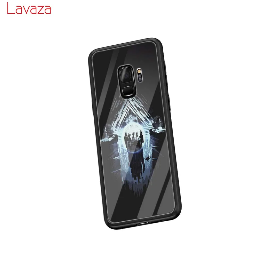 Lavaza Destiny 2 закаленное Стекло чехол для Samsung Galaxy S8 S9 S10 плюс S7 края Примечание 8 9 Мягкие TPU крышка - Цвет: TG13