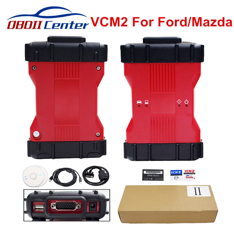 

DHL Free VCM2 IDS For Ford For Mazda V112 OBDII Diagnostic Scanner Tool VCM 2 IDS VCMII VCM II Online Interface With Plastic Box