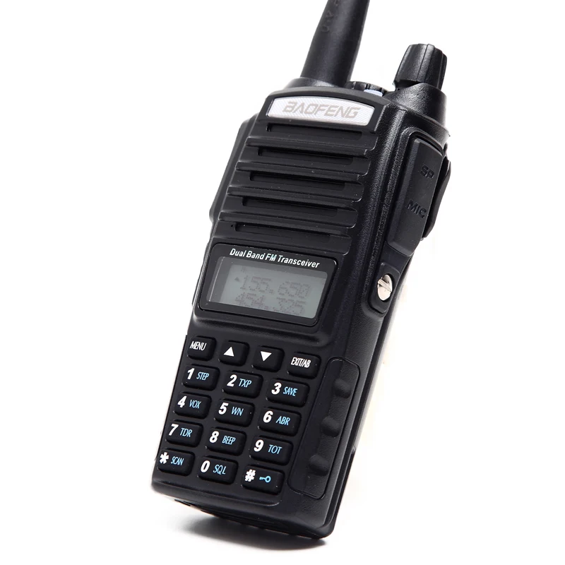 BAOFENG UV-82 плюс правда 8 Вт высокое Мощность VHF/UHF Dual Band двухстороннее радио UV82 плюс портативной рации с 2-PTT Акустическая трубка Гарнитура