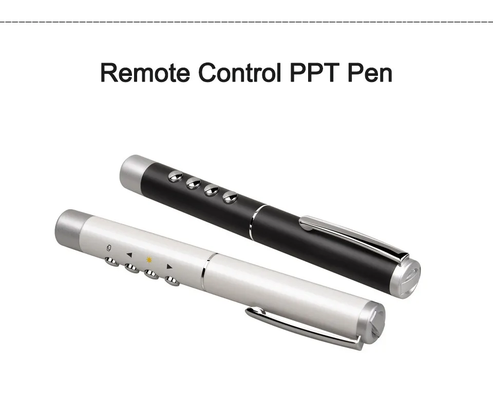 Remote Control PPT Presenter USB Laser Flip Pen Wireless 2.4GHz Powerpoint PPT Clicker Turn Presentation with Receiver (1)