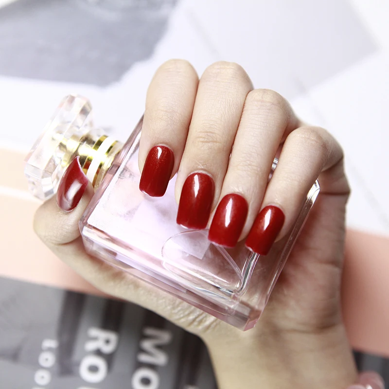 Belle Fille 8 мл красный УФ гель лак для ногтей замочить от Vernis дизайн полу стойкий