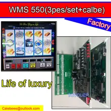 WMS 550 жизнь класса люкс 15 линейный слот Игровая плата WMS игровая печатная плата wms 550 3 в 1 Игровая плата POG FOX 340