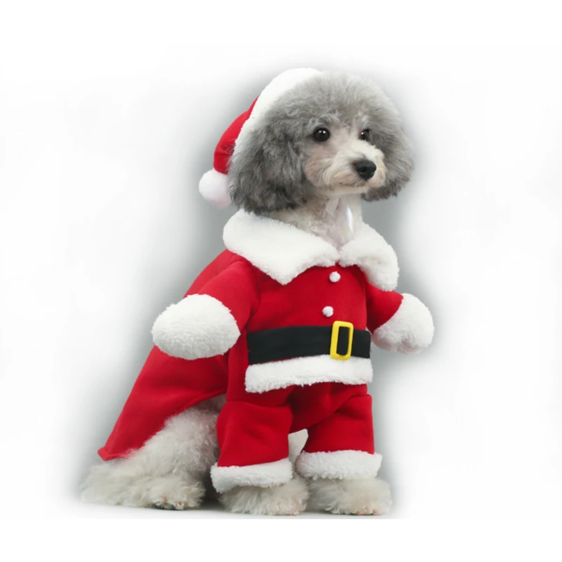 PipiFren Winter Funny Dogs Christmas Clothes Costume Cat Coats