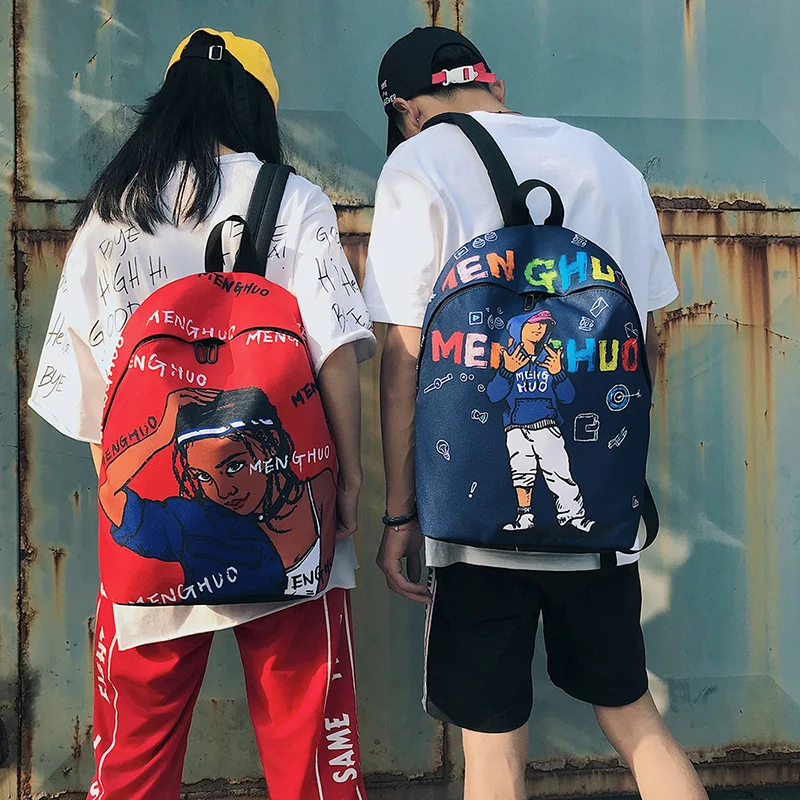 Menghuo 2018 New Fashion Women School Bag 3D Full Printing School Backpack Bag for Girls Women Backpack Men Travel Bags Mochilas (48)