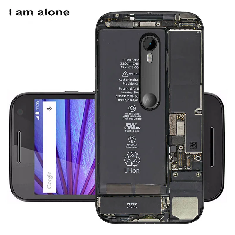 Чехлы для телефонов I am alone, для Motorola Moto G3, 5,0 дюймов, мягкий ТПУ чехол для мобильного телефона, милая сумка для Motorola Moto G3 - Цвет: Soft TPU S17