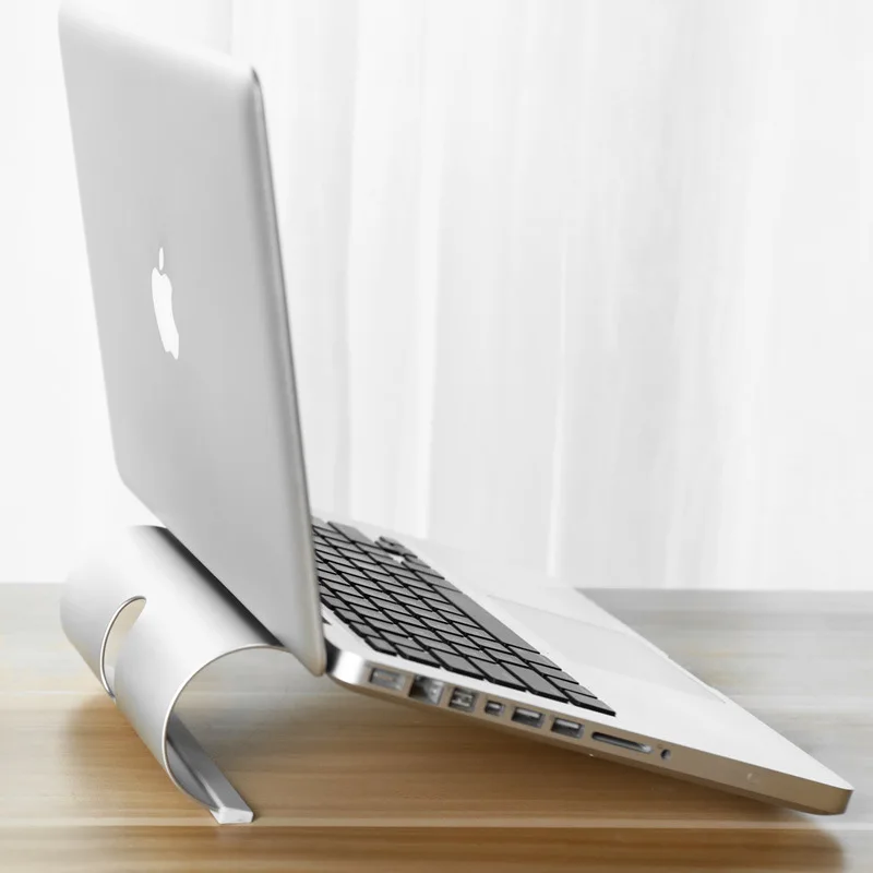 Vmonv алюминиевый планшет ноутбук с воздушным охлаждением держатель Подставка для Macbook Air Pro retina 11 12 13 15 дюймов ноутбук настольная подставка крепление
