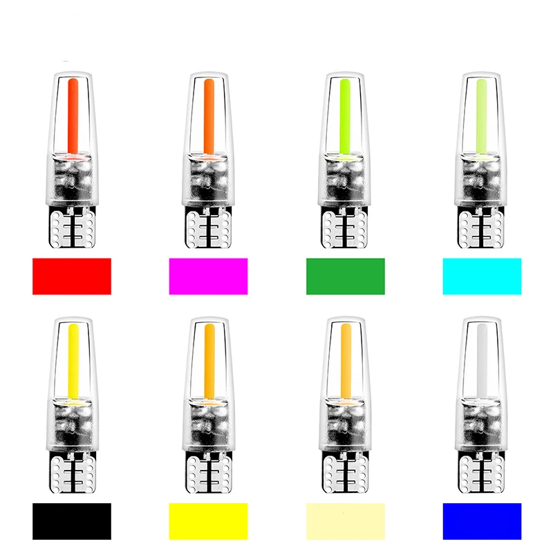 2019 новые W5W led T10 cob стекло автомобиля светильник со светодиодными нитями на авто