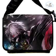 New Tokyo Ghoul Kaneki Ken Messenger Bag Anime School Bags for Teenagers Children Boys Grils 3D