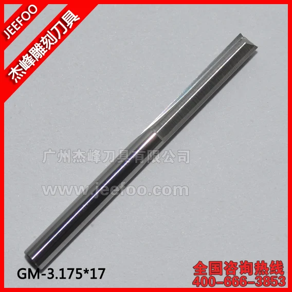 

Two flute straight tools CNC router bits two flute straight tools 3.175*17