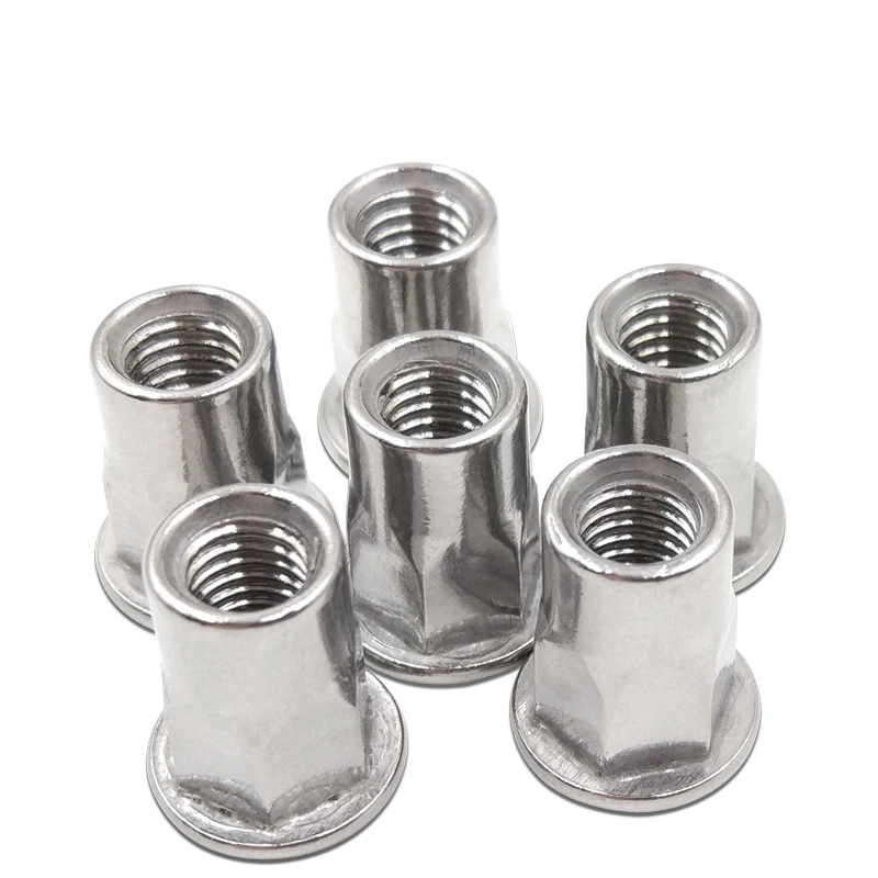 M4/M5/M6/M8/M10/M12 304 Stainless Steel Rivet Nut / Semi hexagonal Cap