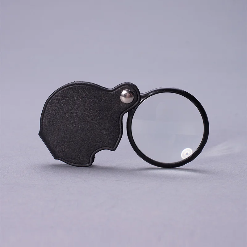 6 X Portable Folding Magnifying Glass handheld pocket reading magnifier