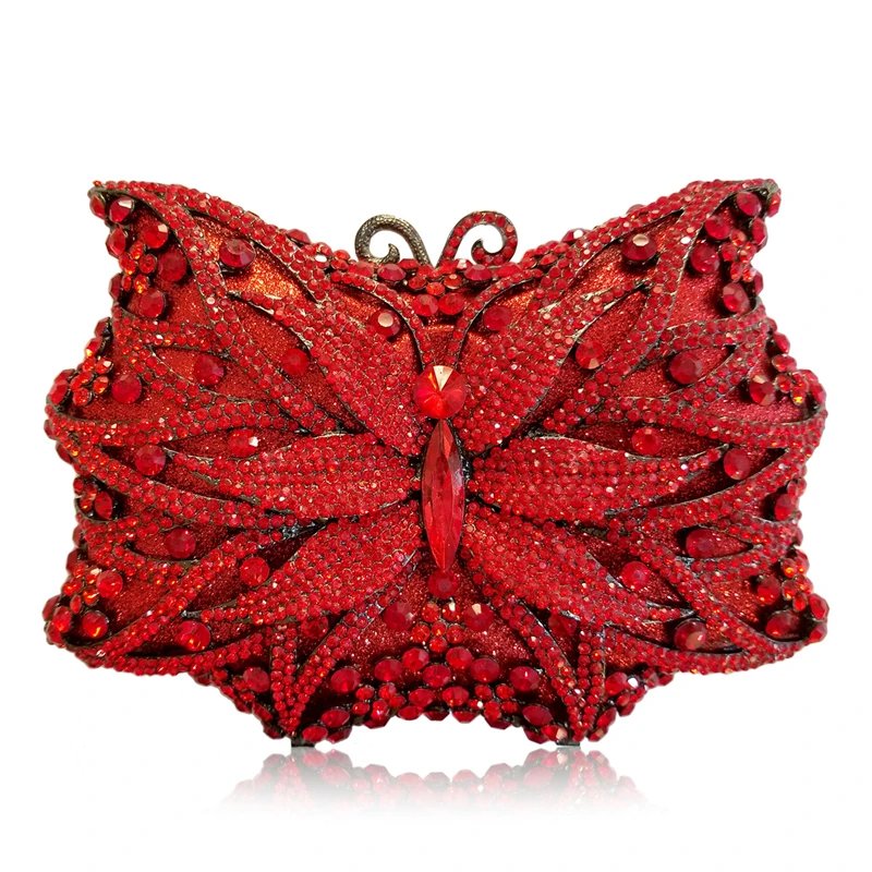 butterfly clutch purse