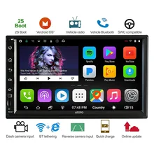 ATOTO A6 Двойной Дин Android GPS для автомобиля, стерео плеер/Dual Bluetooth/A62711PB 1G + 32G/2A Быстрая зарядка/Indash Мультимедиа Радио/WiFi