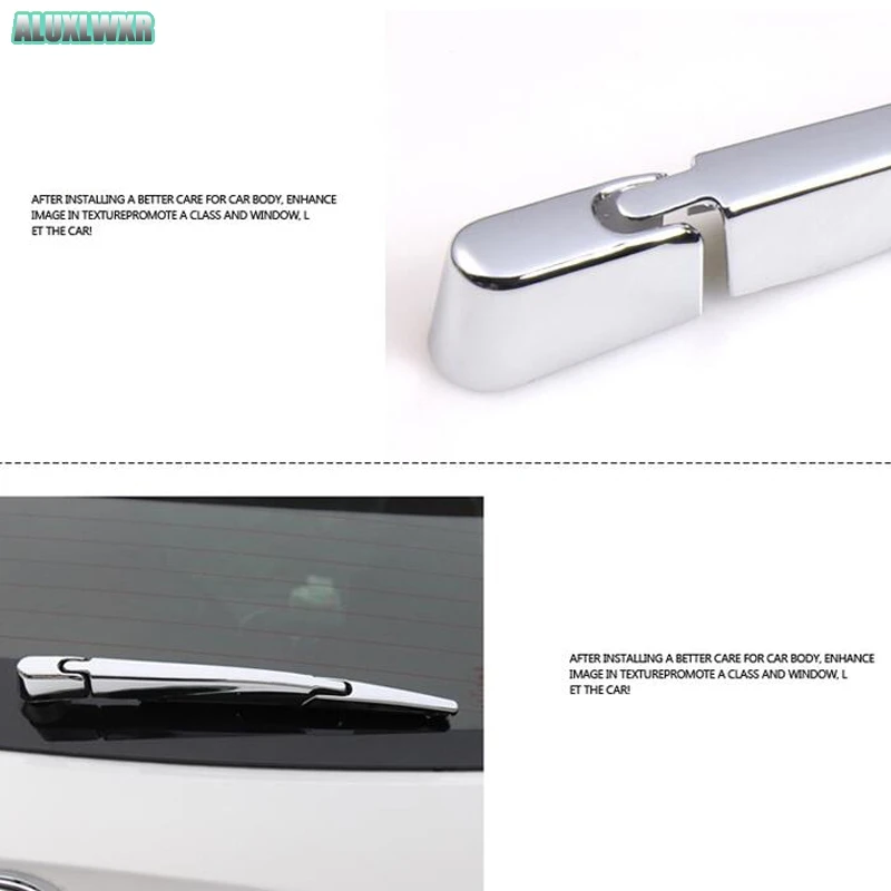 

Car Styling Chrome Rear Window Wiper Arm Blade Cover Trim Overlay Nozzle Garnish Molding For jac s3 2014 2015 2016 2017 2018