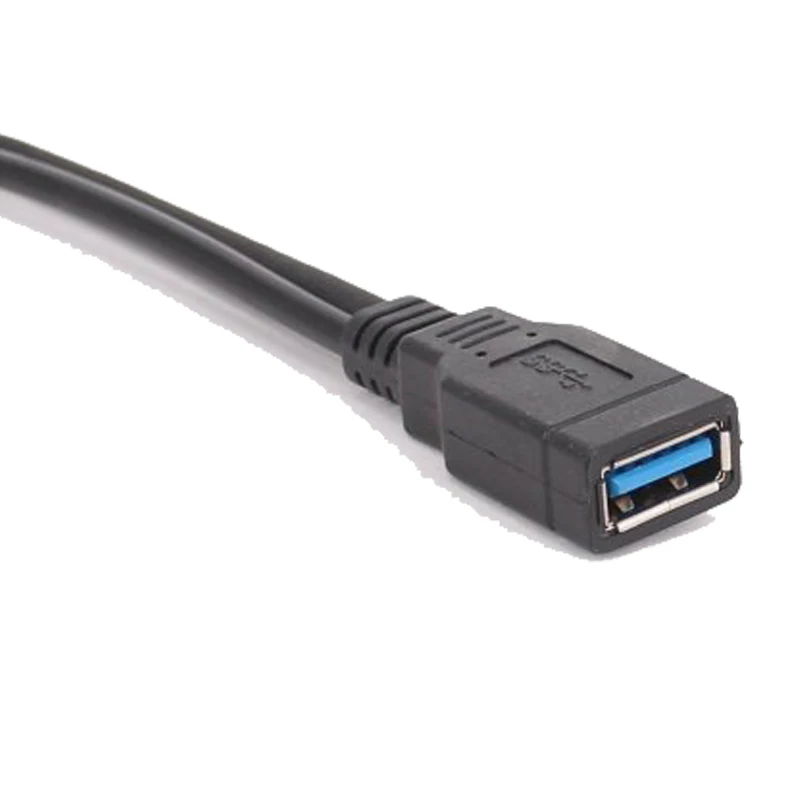 USB 3,0 Женский двойной USB Мужской дополнительный кабель-удлинитель питания для 2," мобильный жесткий диск питания высокоскоростной