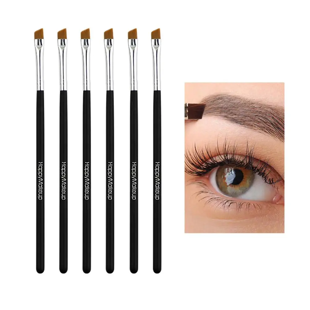 

Eyebrow Brush Single Beveled Wooden Handle Eyebrow Brush Eye Powder Foundation Brush Eyebrow Makeup Brush