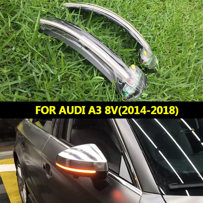 

For Audi A3 8V S3 RS3 S line Side Mirror light LED Turning Signal Indicator blinker 2014 2015 2016 2017 2018 2019