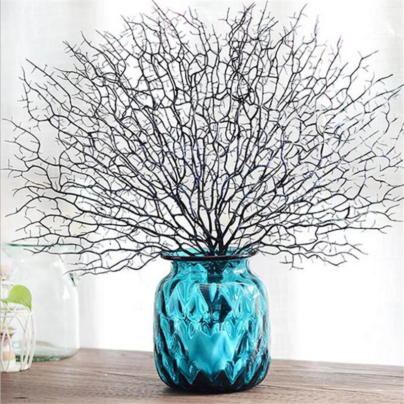 45cm Artificial Tree Branch White Coral Artificial Peacock Coral