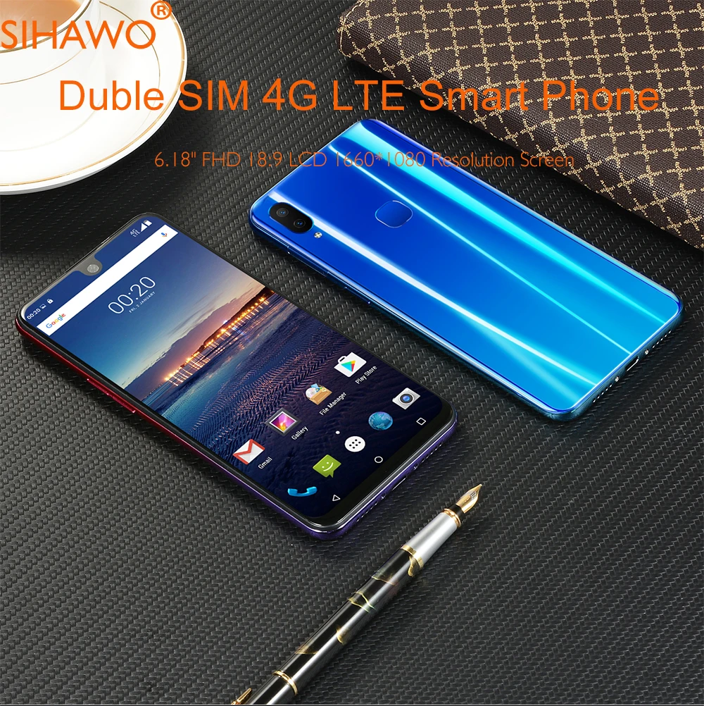 6,2 дюймов Dual SIM 4G Телефонный звонок Android 9,1 MTK 8 Core Smart 2 ГБ + 64 Гб планшетный ПК WiFi Bluetooth 4,0 gps 1660x1080 ips 8.0MP камера