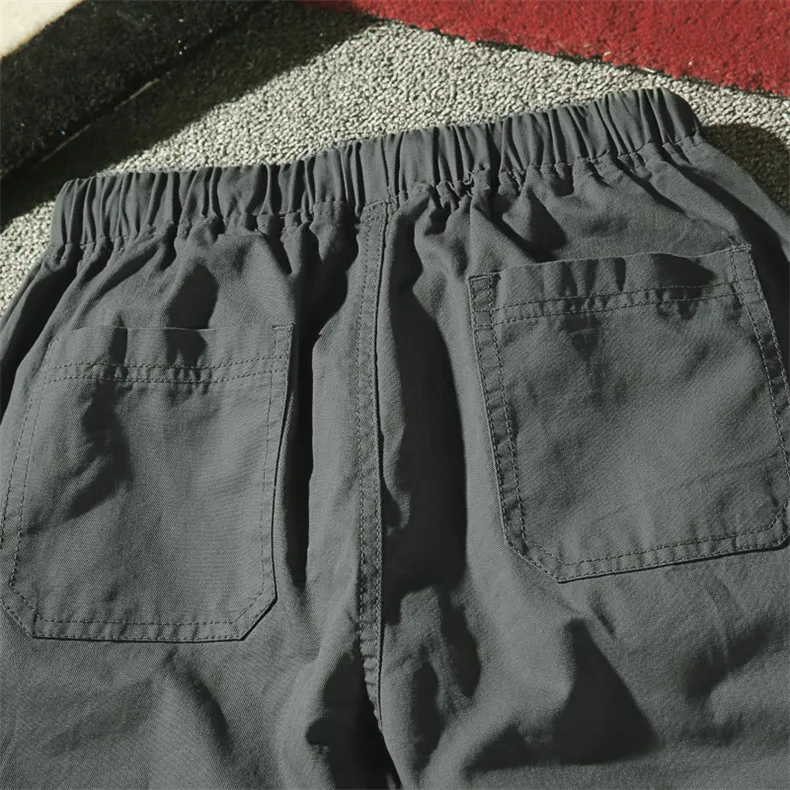 Plus Size Cargo Pants Men Quality Cotton Pants Male Fitted Pants Men Trousers Spring Brand Clothing Full Length Casual Pant MuLS 06