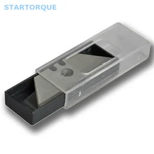 STARTORQUE 5 шт. трапециевидная Mn-сталь для ножей 31*61*18 мм лезвие для резака бумаги скальпель без центрального отверстия