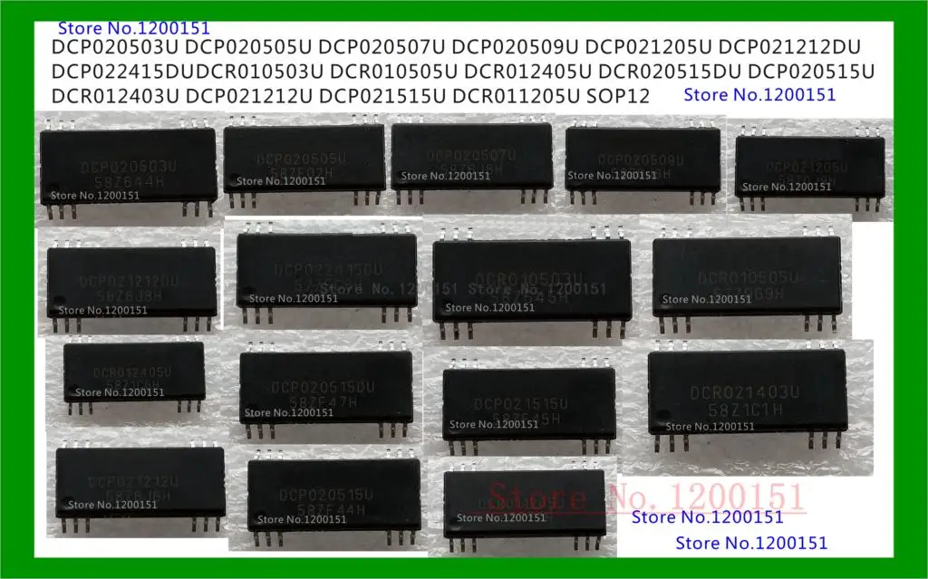 

DCP021212DU DCP022415DU DCR010503U DCR010505U DCR012405U DCP021212D DCP022415D DCR010503 DCR010505 DCR012405 SOP12 MODLES