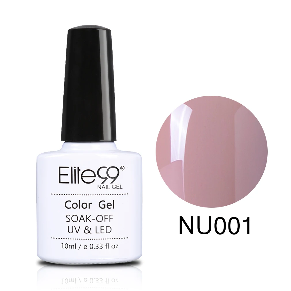 Elite99 10 ml Gel UV esmalte de uñas Color rojo vino desnudo Serie UV Gel esmalte remojo lámpara LED uñas laca de Gel de uñas de diseño artístico