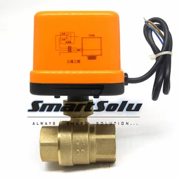 

Free shipping low-voltage electric ball valve power supply automatic reset normally closed normally open electric ball valve