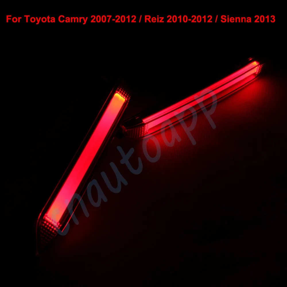 

LED Rear Bunper Warning Lights Car Brake Light Running Lamp For Toyota Camry 2007-2012 / Reiz 2010-12 / Sienna 2013 (One Pair)