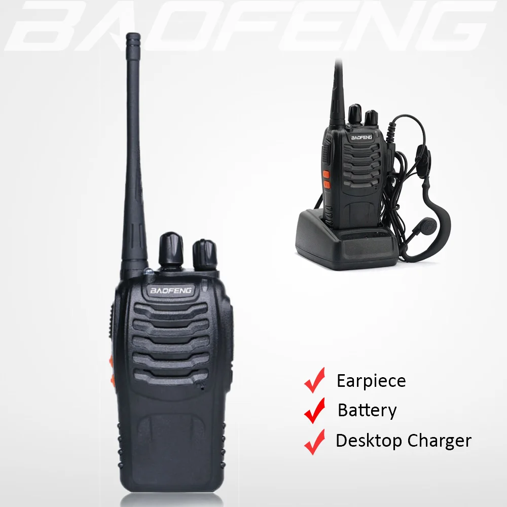 Baofeng 888 S Walkie Talkie BF 888S двухстороннее радиолюбителей HF ручной Портативный CB