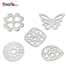 Beadsnice 925 Филигрань из стерлингового серебра фурнитура цветок соединитель подвеска-Шарм фурнитура Серьги компоненты 5 шт в партии