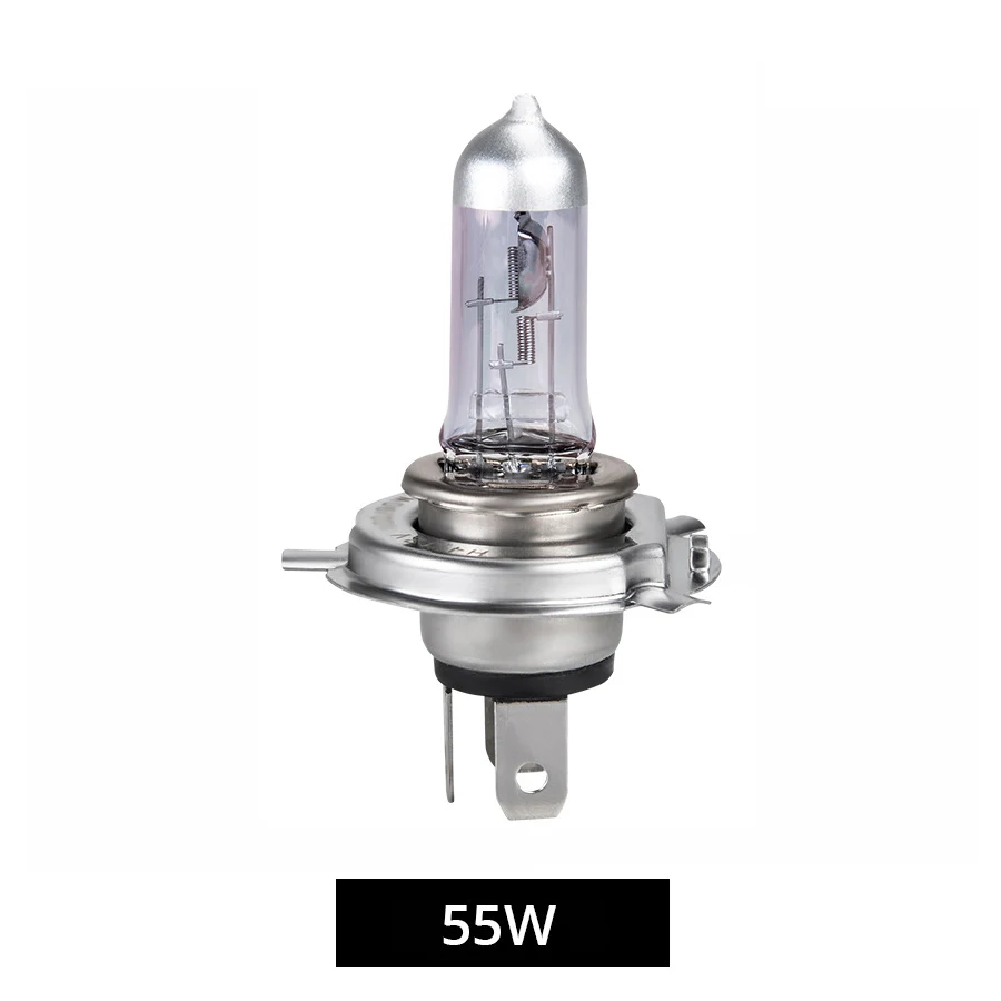 Light purple 55W H7 Halogen Lamp h4 yellow xenon 55W 100W 12V car headlight Lamp 2700K 4200K 6500K Light purple Blue Glass Replacement Bulb 1PCS - Испускаемый цвет: Light purple 55W