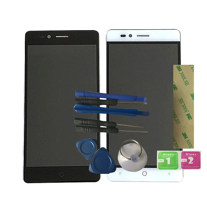 

RYKKZ LCD Display For HD49802-09FPC-A1-E With Touch Screen HC050G182-M-V02 Digitizer Replacement With Tools+3M Sticker