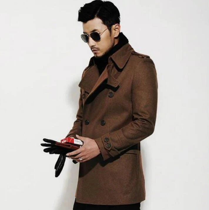 manteau double boutonnage homme