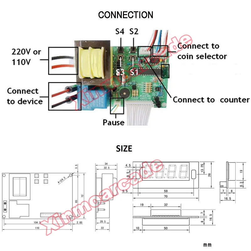 X JY-16 Timer Board 03