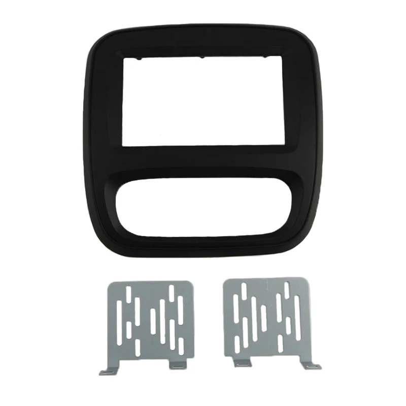 

ITYAGUY 2Din Car Radio DVD Fascia Panel For Renault Trafic/Opel Vivaro 2015 Auto Stereo Installation Dashboard Panel Kit