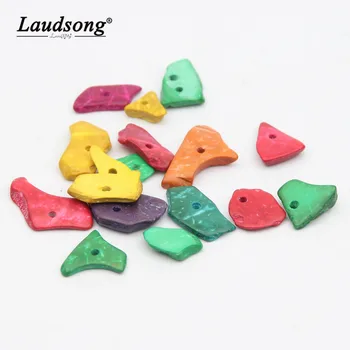 

100 Gram (About 220pcs) irregular Unfinished Natural Variety Coconut Shell Beads DIY Bracelet Necklace Spacer Beading Beads