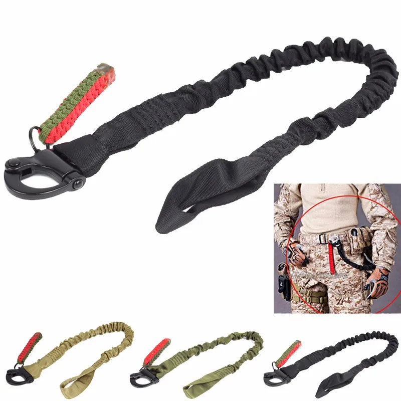 Tactical Quick Detach gun sling Double Point Rope Lanyard Safety Strap Hunting 4 