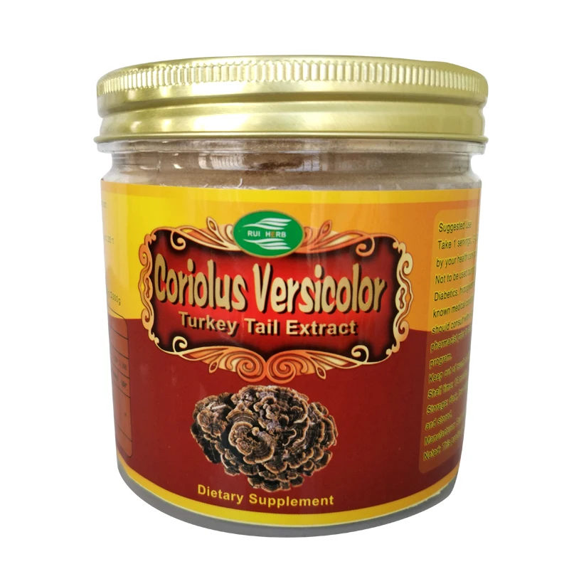 

Coriolus Versicolor (Turkey Tail )Extract 30% Polysaccharide Powder 200gram (7.1oz) free shipping