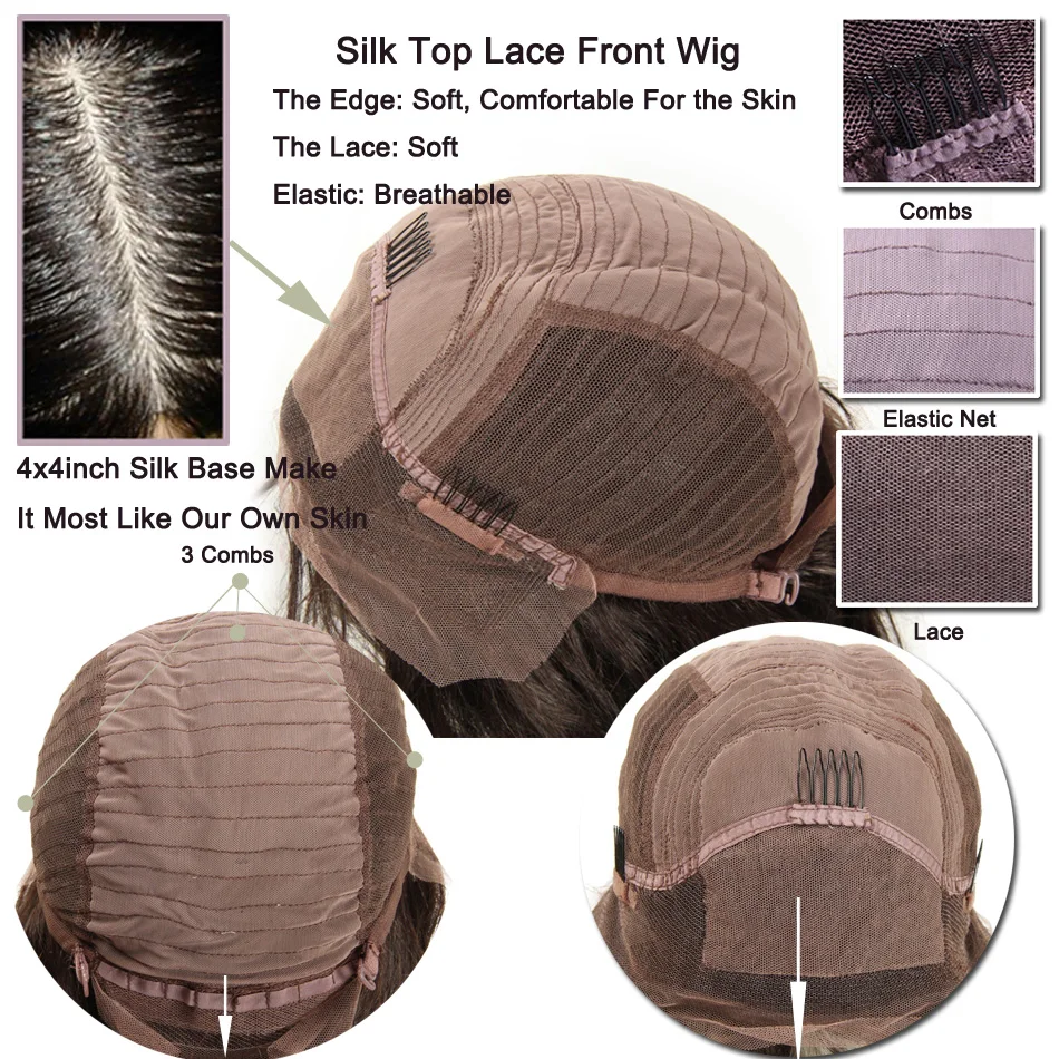 Silk Base Full Lace Human Hair Wigs 